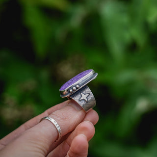 Natures Galaxy Ring - Size UK Q/US 8.5