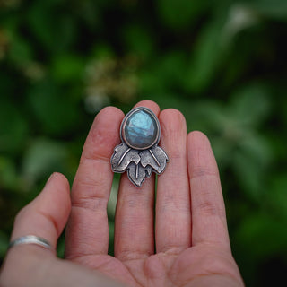 Winter Ivy Ring - Size UK M/US 6.5