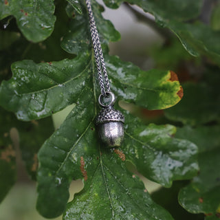 Large Acorn Necklace