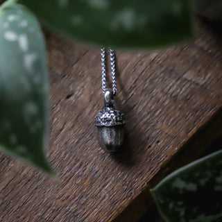 Large Acorn Necklace