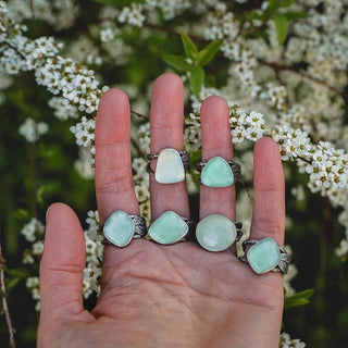 Spring Leaves Ring - Size UK K/US 5.5