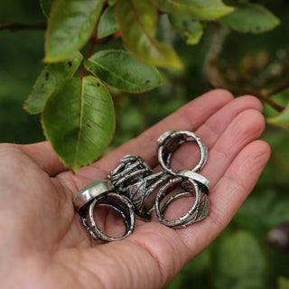 Spring Leaves Ring - Size UK K/US 5.5