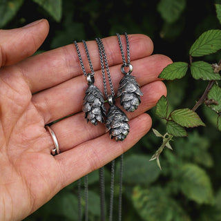 Small Pinecone Necklace