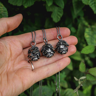 Large Pinecone Necklace