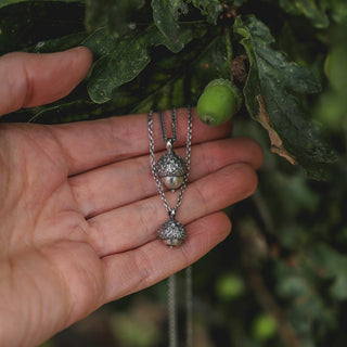 Tiny Acorn Necklace