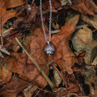 Tiny Acorn Necklace