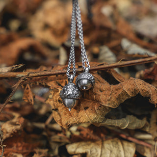 Tiny Acorn Necklace